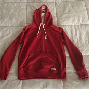 Saturdays Surf Red White Speckle Hoody